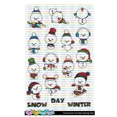C.C. Designs Clear Stamps - Snowman Inchies
